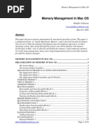 Memory Management in Mac OS: Abstract