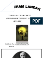 Thomas Alva Edison: (Invention of The Light Bulb)