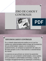 Diseños Casos-Control, Cohorte y Ensayo Clinico