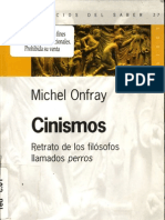 Michel Onfray - Cinismos Retrato de Los Filosofos Llamados Perros