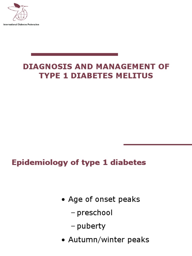 Diagnosis and Management of T1DM | PDF