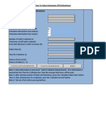 Time To Failure Estimation (TTFE) Worksheet Time To Failure Estimation (TTFE) Worksheet