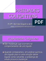 PROPRIEDADES COLIGATIVAS