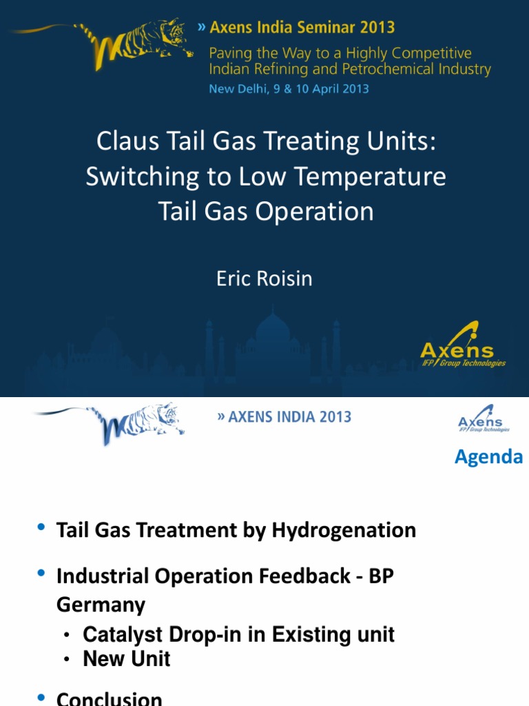 06 Claus Tail Gas Treating Units Switching To Low Temperature Tail