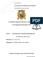 Informe Final N°03 Amplificador Diferencial