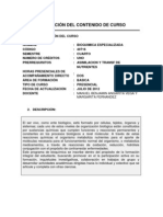 CartaDescriptiva BIOQUIM ESP