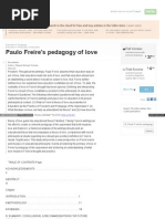 Download Paulo Freires Pedagogy of Love by Abu Ubaidah SN145598809 doc pdf