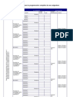 Modelo de Plantilalla para Programacion de Asignaturas