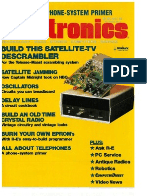 Re - 1986-10, PDF, Videocassette Recorder