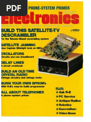 Re - 1986-10, PDF, Videocassette Recorder