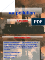 Air pollution: A Disaster for Health and Environment