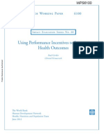 Health performance and incentive