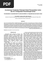 Download Fitoremediasi by Proporsi Sarasemi SN145611357 doc pdf