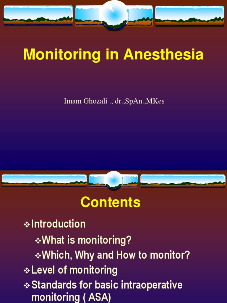 6.Monitoring in Anesthesia.ppt Blood Pressure Monitoring (Medicine