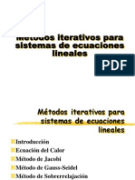 Sistemas Lineales Iterativos