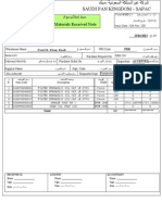 SAPAC Materials Received Note 270513