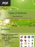 G-Types of Software