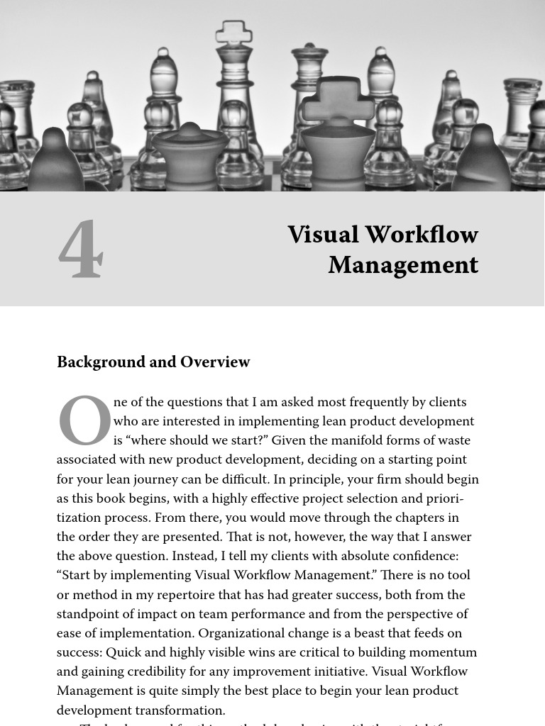 Visual Workflow Management | PDF | Goal | New Product Development
