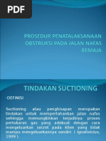 Prosedur Penatalaksanaan Obstruksi Pada Jalan Nafas Remaja