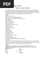 Direct and Indirect Speech