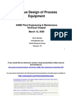 Fatigue Design of Process Equipment