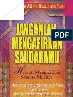 Jangan Mengafirkan saudaramu