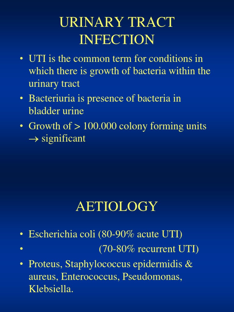 Urinary Trac Infection | PDF | Urinary Tract Infection | Public Health