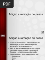 Adição e remoção de pesos