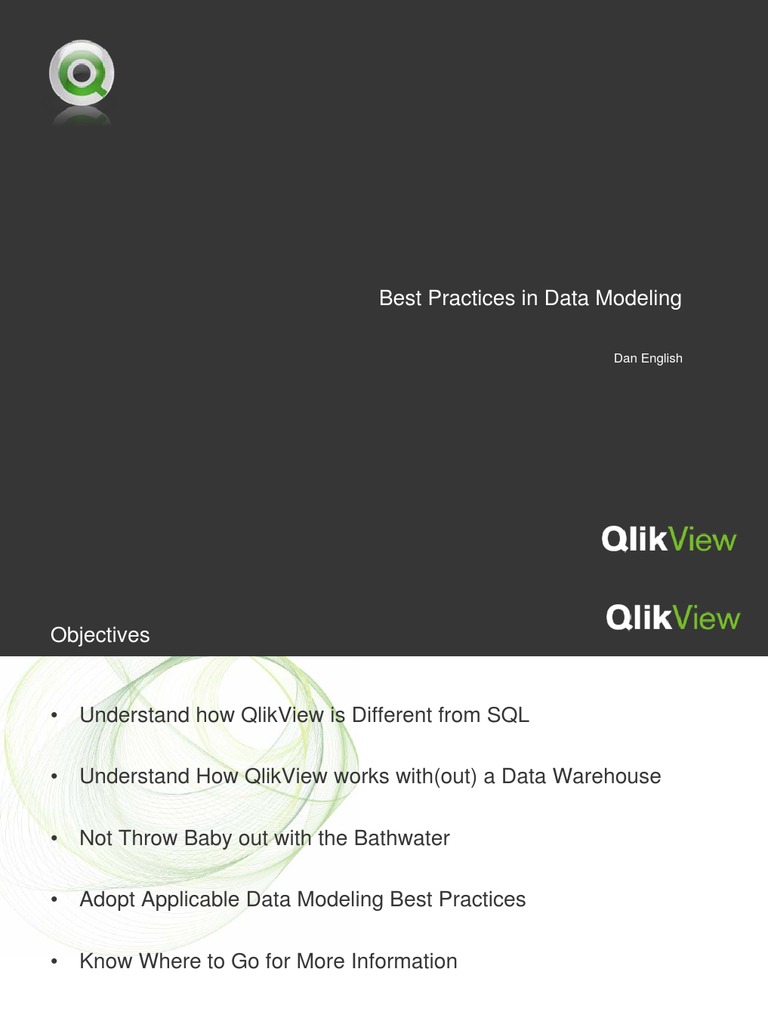 Data Modeling Best Practices for QlikView | PDF | Sql | Data Warehouse