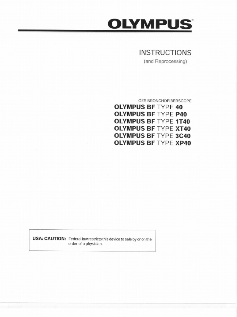 Olympus BF Endoscope Service manual.pdf