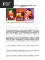 Manual de Taller de Fortalecimiento de Habilidades Parentales