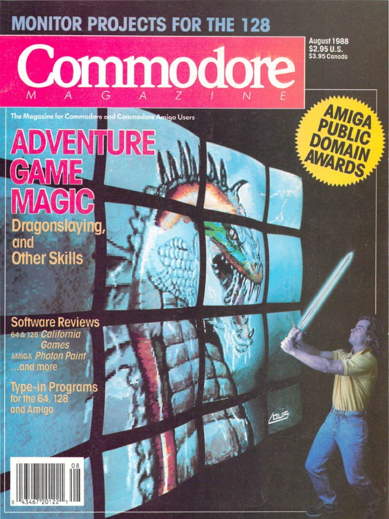 Commodore Magazine Vol-09-N08 1988 Aug | Stereoscopy ... - 