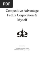 Competitiv Advantage Fedex an Myself