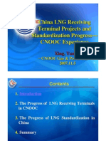 CNOOC LNG Progress" China LNG Receiving Terminal Projects and Standardization Progress— CNOOC Experience
