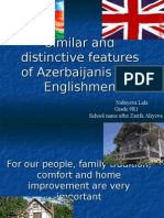 Similar and Distinctive Features of Azerbaijanis and Englishmen