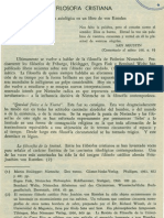Bibliografia LA FILOSOFIA CRISTIANA Revista de Filosofia UCR Vol.3 No.11
