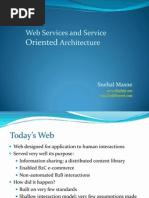 Web ServicesWeb Services and Service Oriented Architecture