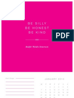 Be Silly Be Honest Be Kind: Ralph Waldo Emerson