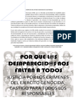 Oea Complice Del Estado Genocida de Guatemala
