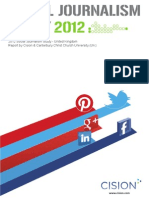 Social Journalism Study of 2012