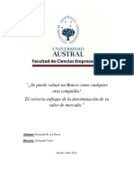 Valoración de Bancos y Entidades Financieras - Bank Valuation - Fernando Isa Pavía