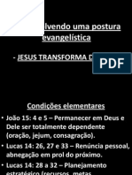 Desenvolvendo uma postura evangelística - TRANSDF 2012