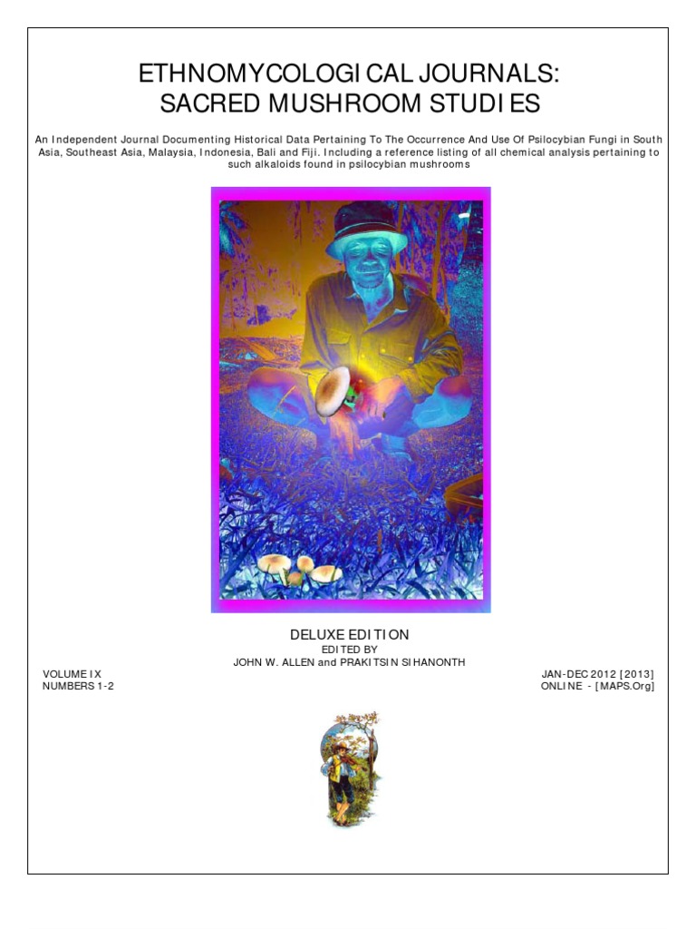 Ethnomycological Journals׃ Sacred Mushroom Studies, Volume IX (2013) PDF Mushroom Fungus image