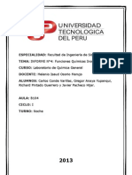 Informe N°4 Del Laboratorio de Química General