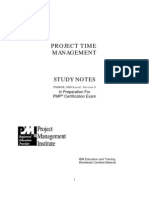 PMP Exam Preparation Study Guide - Project Time Management