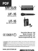 Download SU9UF16 Product Manual by spinol SN14572217 doc pdf