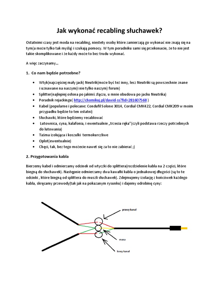 Recabling PDF | PDF