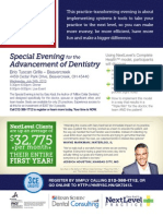 July 24 Special Evening for the Advancement of Dentistry