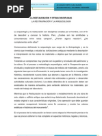 ENSAYO - La Restauración y la Arqueología