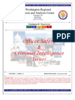 Officer Safety Criminal Intelligence Issues